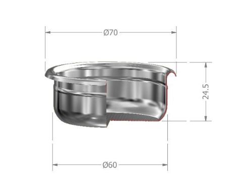 Καλαθάκι Ims Competition 14gr-16gr 2 Cups B70 24.5M Ridgeless