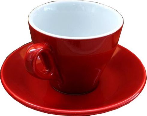 Πορσελάνινη κούπα cappuccino Κόκκινο χρώμα