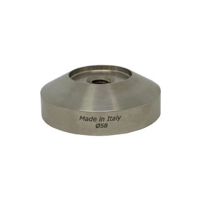 TAMPER STAINLESS STEEL D.58MM FLAT BASE