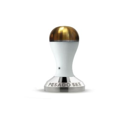 PESADO TAMPER ø 58.5 mm WHITE&GOLD