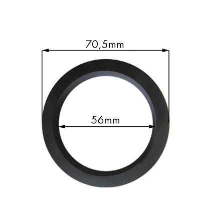 CIMBALI FLAT PORTAFILTER GASKET 70,5X56XH.8.5MM NBR 87SH