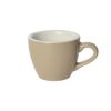 Loveramics Egg - Espresso 80ml Cup and Saucer - Taupe color