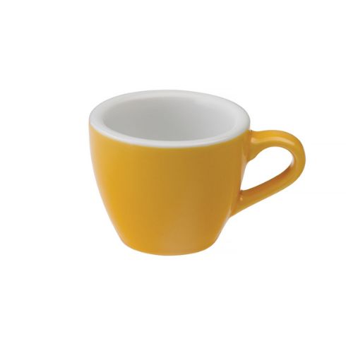 Loveramics Egg - Espresso 80ml Cup and Saucer - Yellow