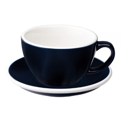 Loveramics Egg - Cafe Latte 300 ml Cup and Saucer - Denim Blue