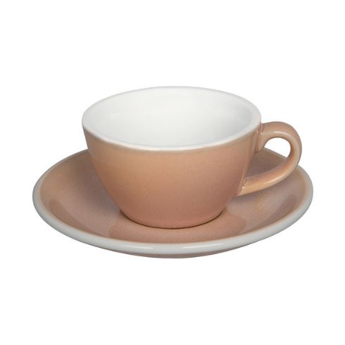 Loveramics Egg - Flat White 150 ml Cup and Saucer - Rose