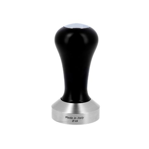 TAMPER FLAT BOTTOM D.49MM BLACK LACQUERED BEECH HANDLE