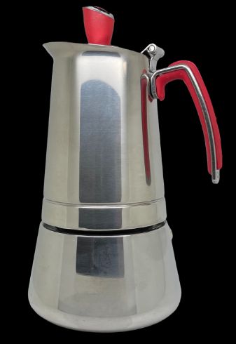 S.STEEL COFFEEPOT- MOKA MOD. FUTURA 2 CUPS INDUCTION