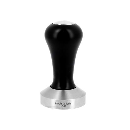 Tamper 53mm with Black Lacquered beech handle and flat base