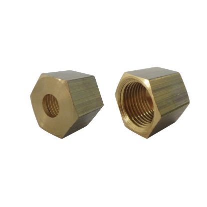 TAP JOINT BRASS NUT 3/8 HOLE D.8MM