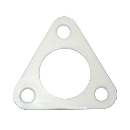 HEATING ELEMENT TRIANGULAR GASKET PTFE H.3 -HOLE D.40MM