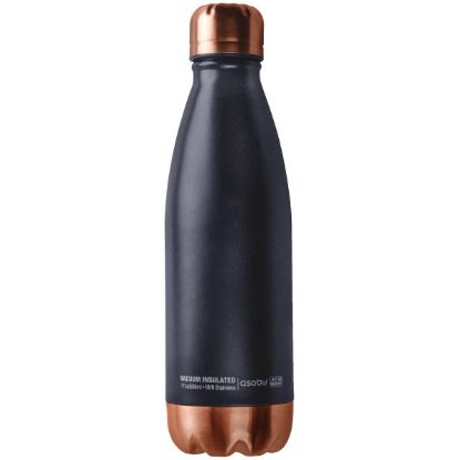 Central Park - 500 ml Travel Bottle Black/Copper