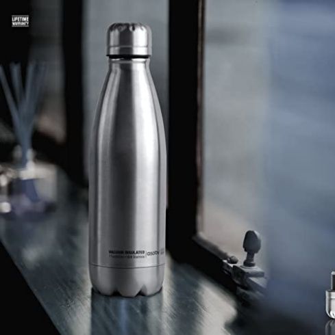 Central Park - 500 ml Travel Bottle Silver