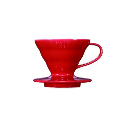 Ceramic Hario V60 Coffee Dripper Red 01 Size