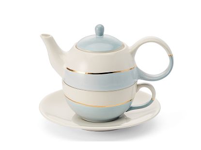 Tea for one Set "Lieske" blue
