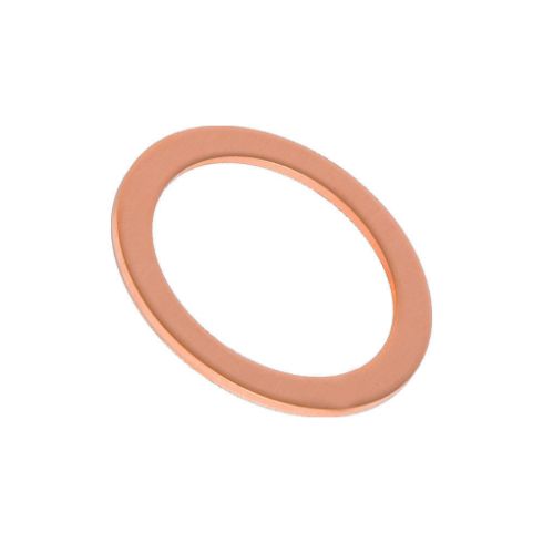 COPPER FLAT GASKET o 27x21.5x1 mm