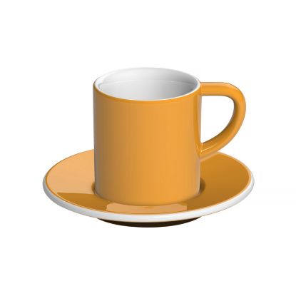 Bond 80ml Espresso Cup & Saucer Yellow