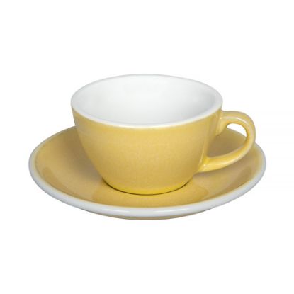 Loveramics Egg - Flat White 150 ml Cup and Saucer - Butter
