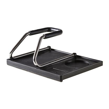 TAMPING MAT ANGULAR FLAP WITH S. STEEL UNIVERSAL PORTAFILTER STAND