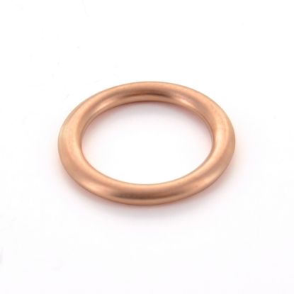 COPPER ROUND GASKET o 14x10x1.6 mm