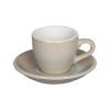 Loveramics Egg - Espresso 80ml Cup and Saucer - Ivory