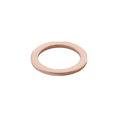 COPPER FLAT GASKET o 22x17x1.5 mm