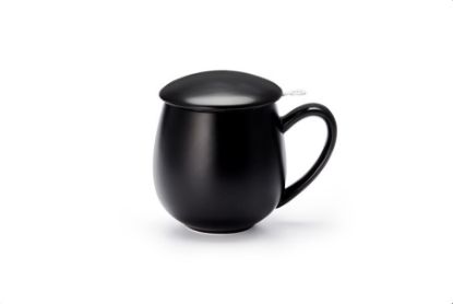 Herb Tea Cup "Saara", blackporcelain, matt0.35 l