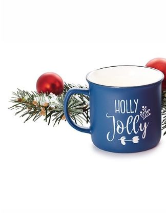 Mug "Jolly Christmas" Blue