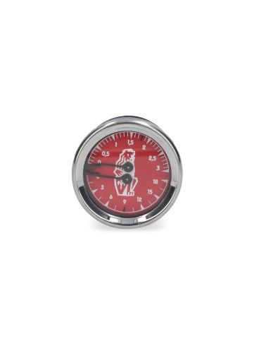 DOUBLE SCALE PRESSURE GAUGE WITH LION