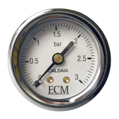 Boiler pressure gauge with ECM