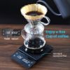 Coffee Scale 3kg with Timer Digital Touch back-lit LED Display