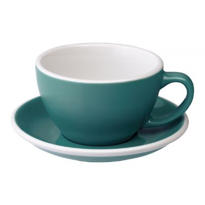 Loveramics Egg - Cafe Latte 300 ml Cup and Saucer - Teal