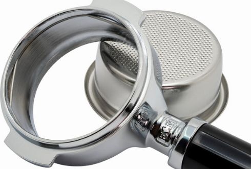 PORTAFILTER BOTTOMLESS WITH 21G FILTER SUITABLE FOR 2 SPOUTS